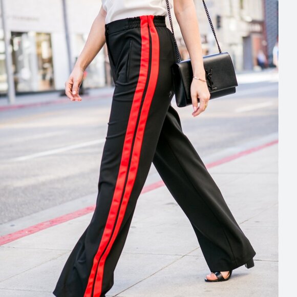 nwt EXPRESS side stripe wide leg pants xs - Picture 1 of 2